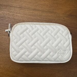 Lug Coupe White Quilted Crossbody/Bum Bag NWOT